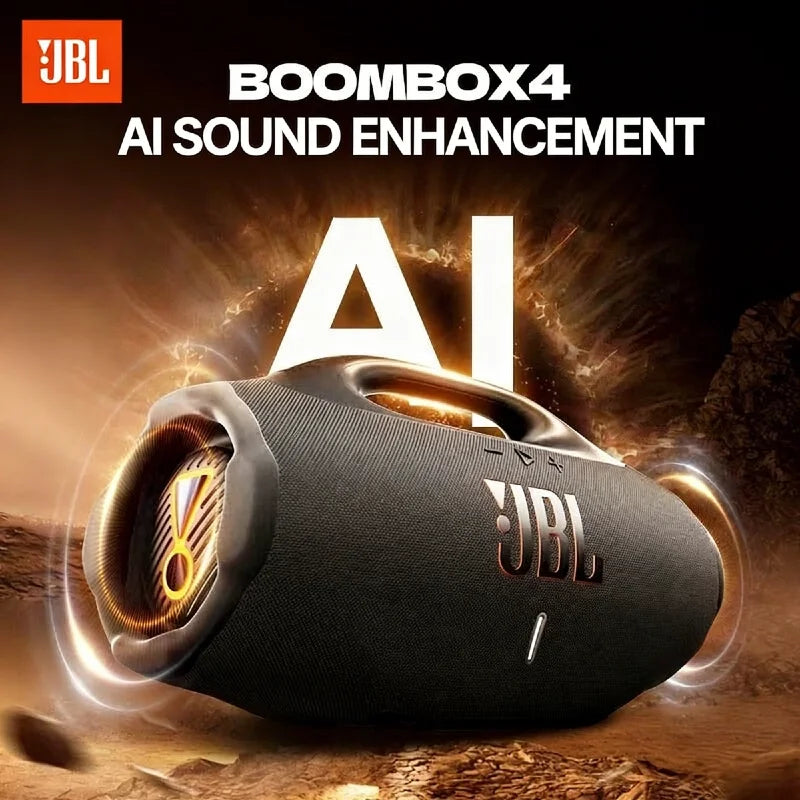 Original JBL Boombox 4 Wireless Speaker IP68 Waterproof Dustproof AI Sound Boost 34H Battery Bluetooth 5.4 Auracast Outdoor HOT