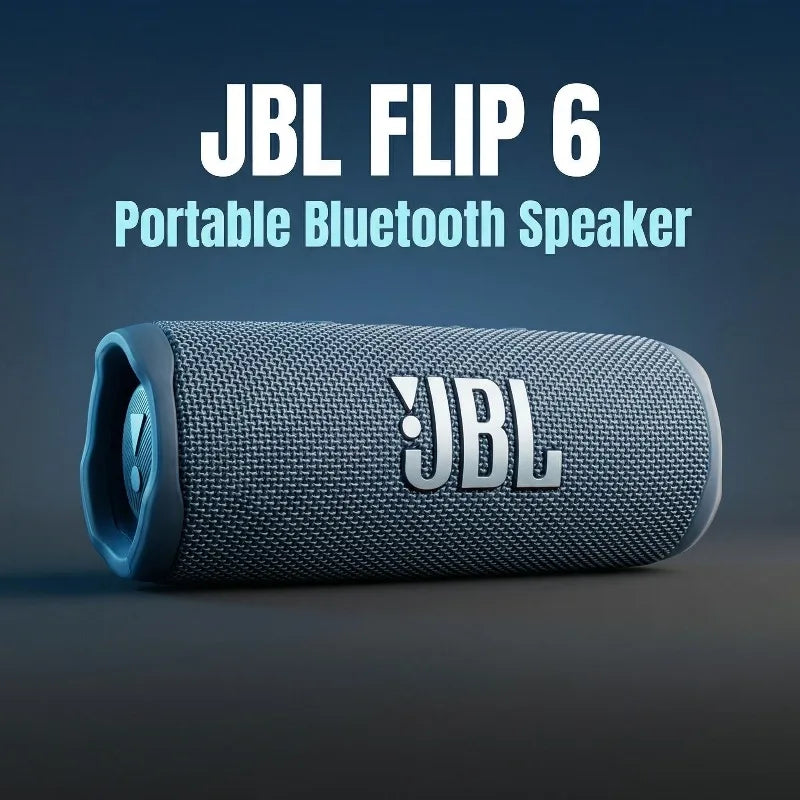 JBL FLIP 6  Portable Bluetooth Speaker IPX7 Waterproof Wireless Stereo Bass Speaker for Outdoor Travel Camping Home Party