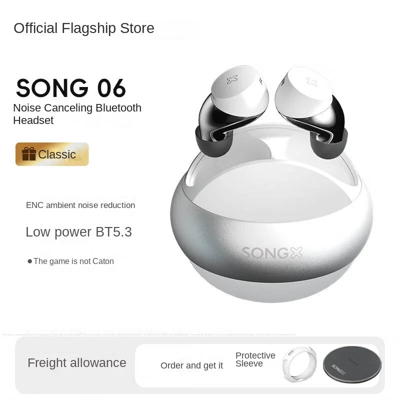 Wireless Bluetooth Earphones Noise Reduction Earbuds V5.3 Gaming Sports IPX5 Waterproof ENC Earphones 25HPlaytime headset