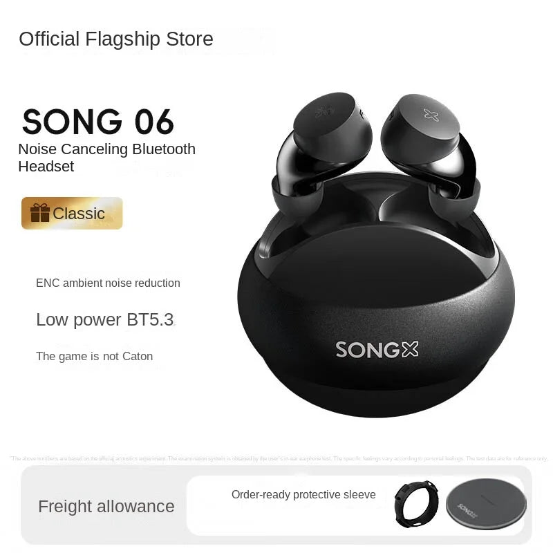 Wireless Bluetooth Earphones Noise Reduction Earbuds V5.3 Gaming Sports IPX5 Waterproof ENC Earphones 25HPlaytime headset